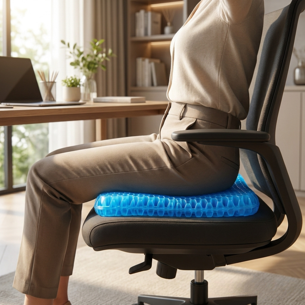 Coussin d’Assise en Gel – Confort & Soutien